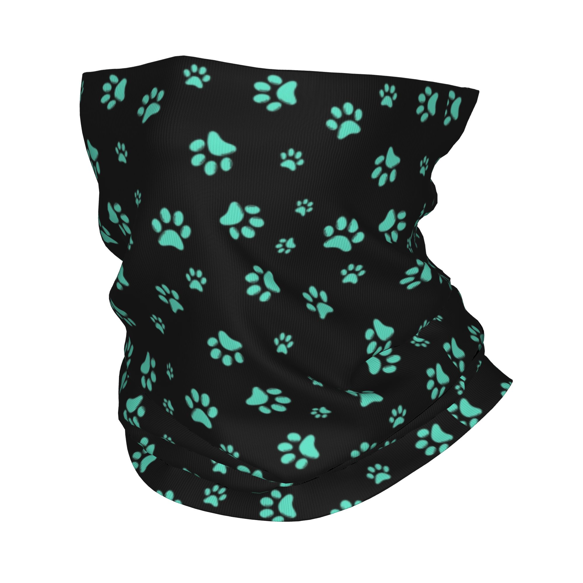 Aquatic Sports - Bandana Leher Motif Jejak Kaki Anjing