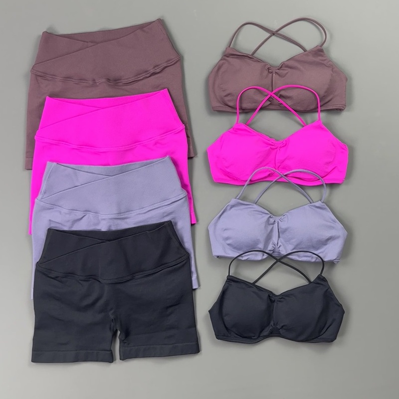 Aquatic Sports Bra - 2 Set Pakaian Olahraga Wanita Tali