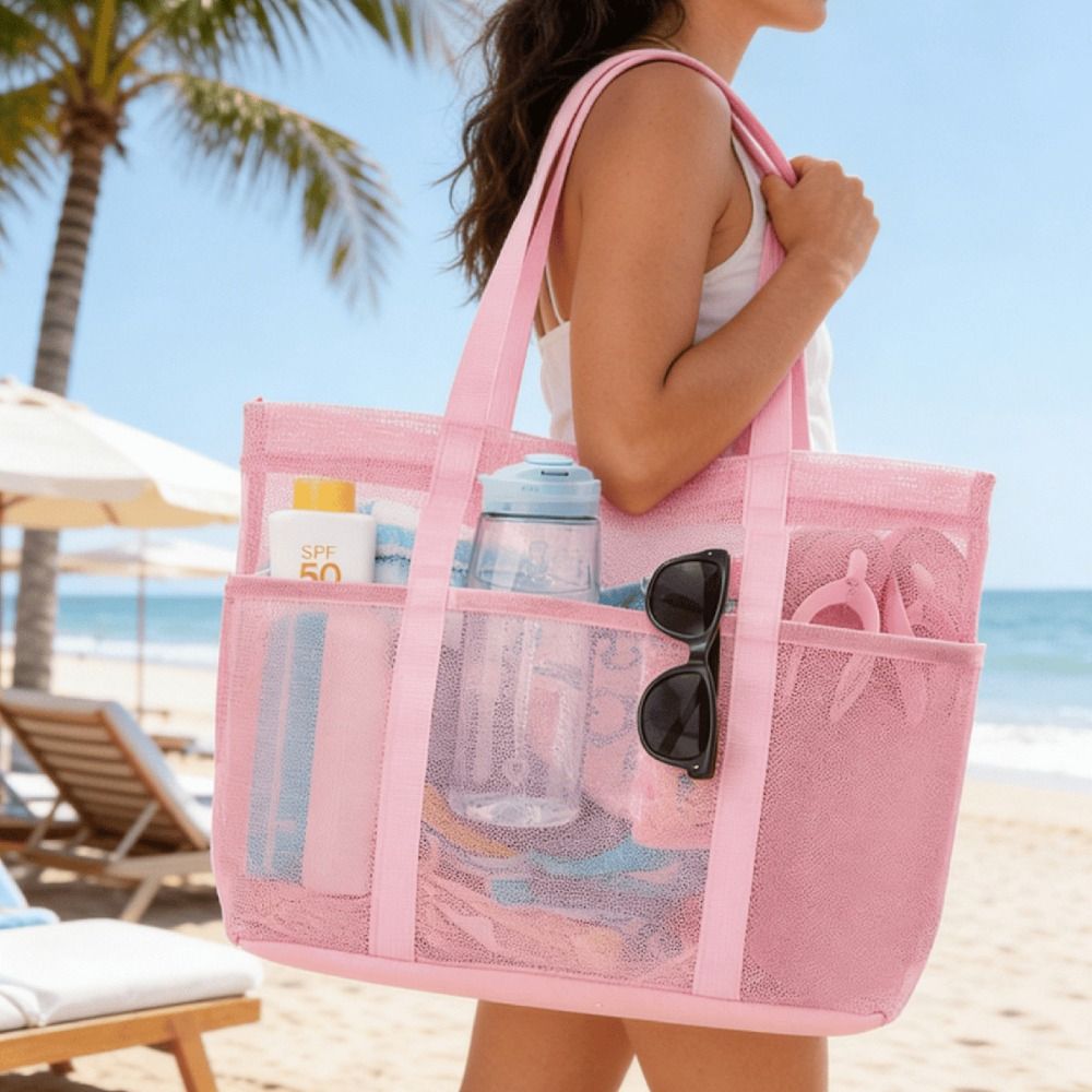 Dry Bag Roll Top - Tas Pantai Jaring Cepat Kering Modis,