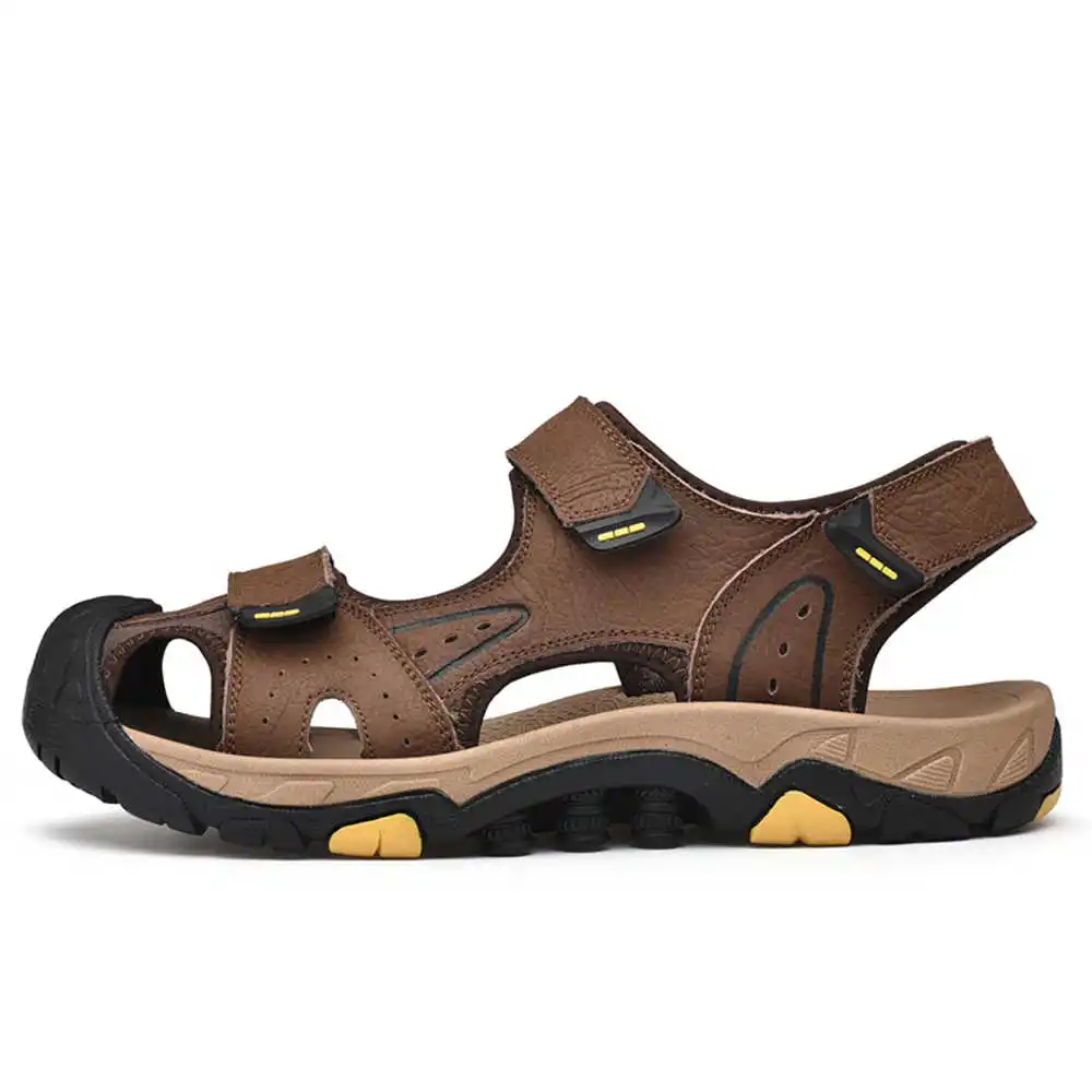 Sandal pantai kulit sapi alami - Aquatic Sports Uk ulasan dan harga