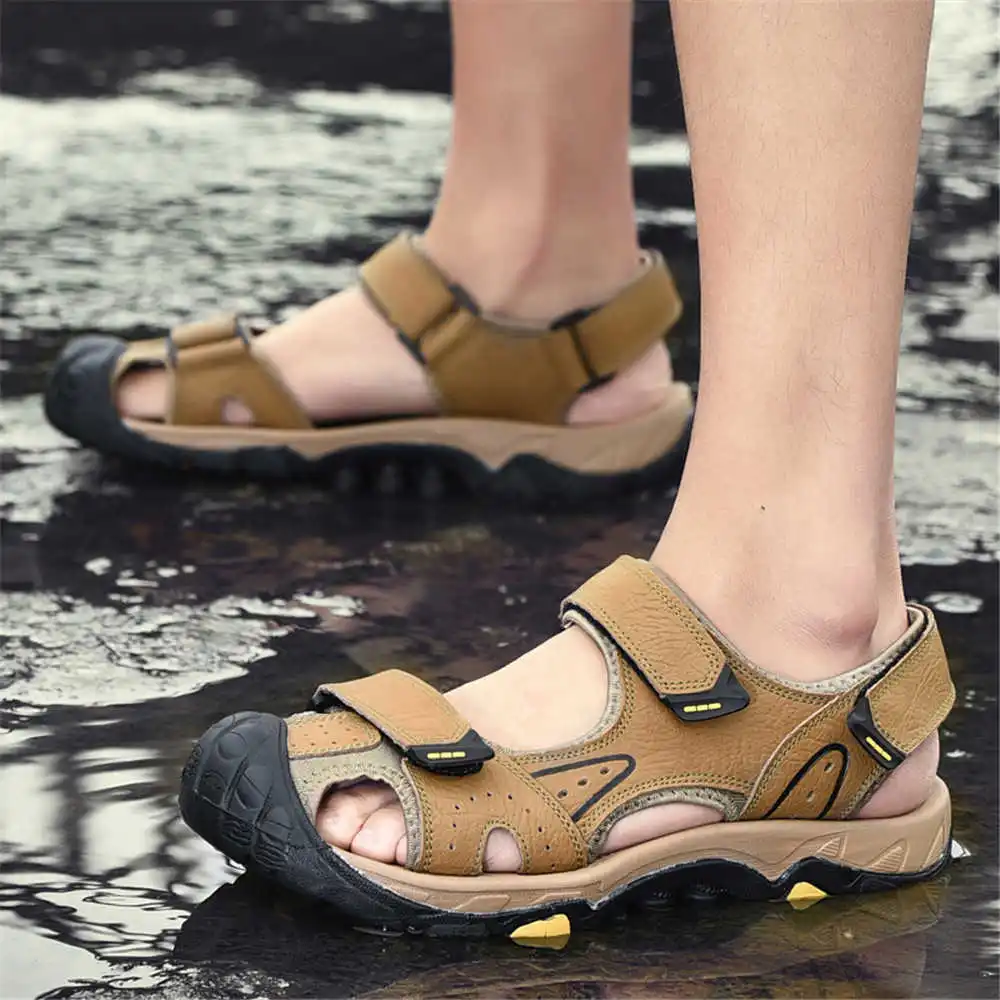 Sandal pantai kulit sapi alami - Aquatic Sports Uk ulasan dan harga